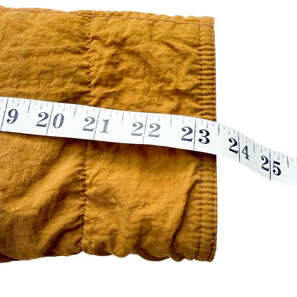 VTG 80s White Tiger Ski Jacket Womens sz XS Yellow Mustard Purple Down Winter - Picture 4 of 9